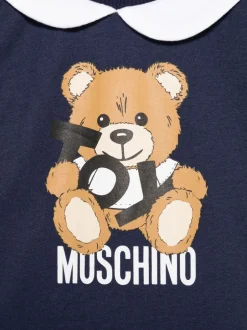 Kids/BOY MOSCHINO KIDS Leo Teddy print romper