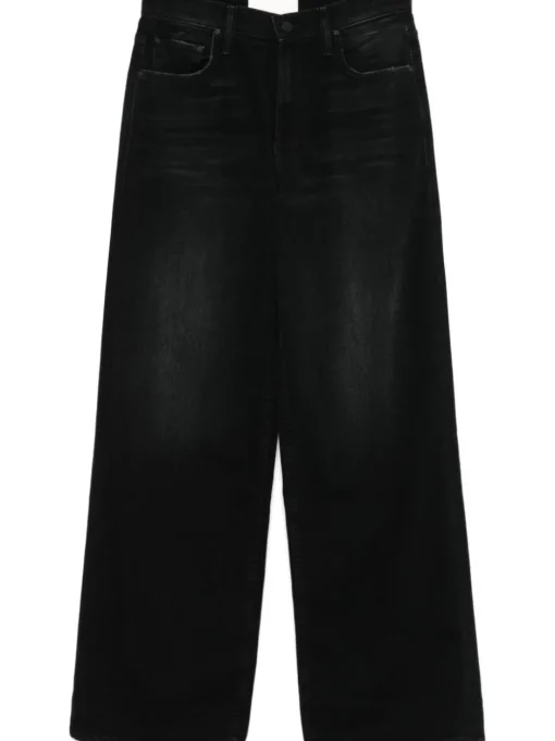 MOTHER The Spinner Zip Sneak Jeans