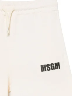Kids/BOY MSGM KIDS Cotton shorts with logo