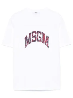 Kids MSGM KIDS Jersey T-shirt with logo