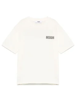 Kids/BOY MSGM KIDS Jersey T-shirt with logo