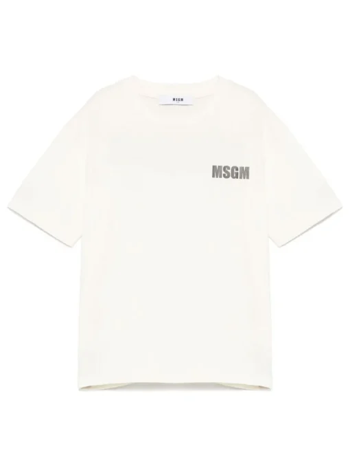 Kids/BOY MSGM KIDS Jersey T-shirt with logo