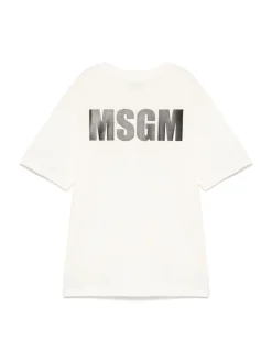 Kids/BOY MSGM KIDS Jersey T-shirt with logo