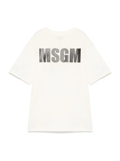 Kids/BOY MSGM KIDS Jersey T-shirt with logo