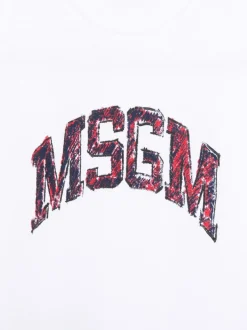 Kids MSGM KIDS Jersey T-shirt with logo