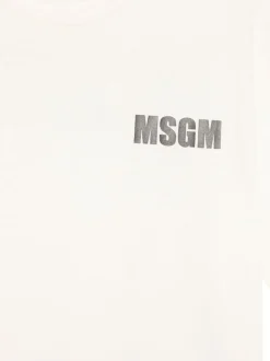 Kids/BOY MSGM KIDS Jersey T-shirt with logo