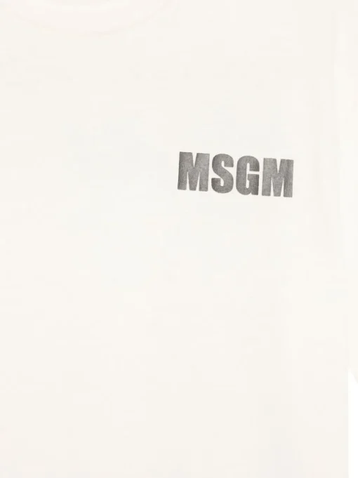 Kids/BOY MSGM KIDS Jersey T-shirt with logo