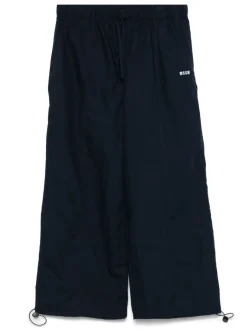 Kids MSGM KIDS Sports trousers with embroidery
