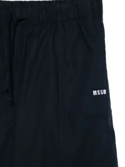 Kids MSGM KIDS Sports trousers with embroidery