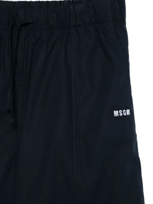 Kids MSGM KIDS Sports trousers with embroidery