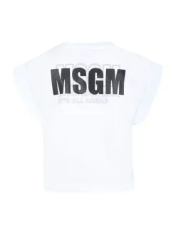 Kids MSGM KIDS T-shirt with logo