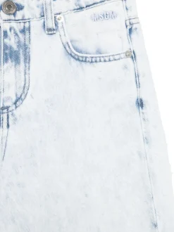 Kids MSGM KIDS Jeans with a worn effect