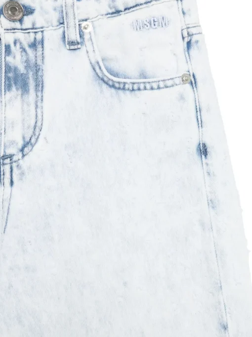 Kids MSGM KIDS Jeans with a worn effect