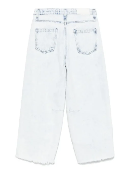 Kids MSGM KIDS Jeans with a worn effect