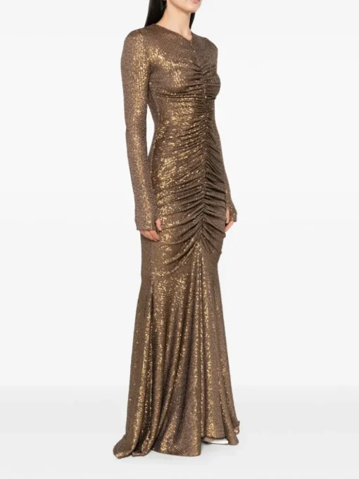 NORMA KAMALI Long sleeve evening dress