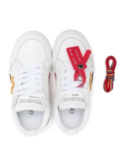 Kids/BOY OFF WHITE KIDS Off- Kids Vulcanized leather sneakers