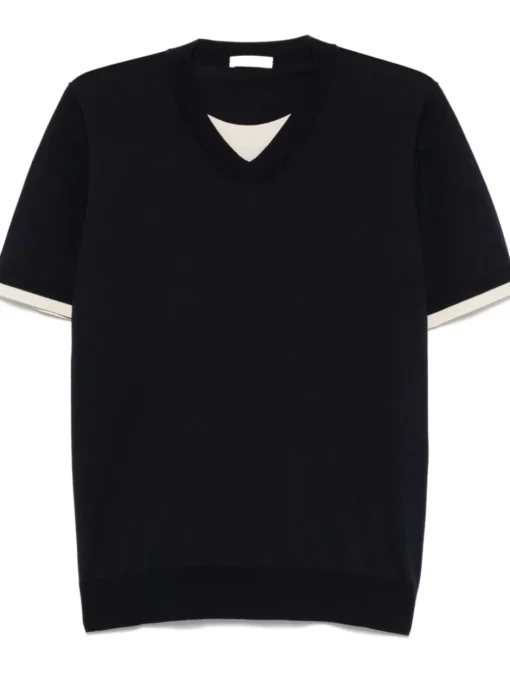 PAOLO PECORA T-shirt with layered design