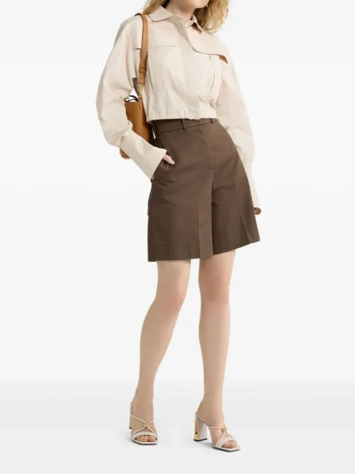 PATOU Gabardine Bermuda shorts