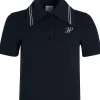 PATOU Polo shirt with embroidery