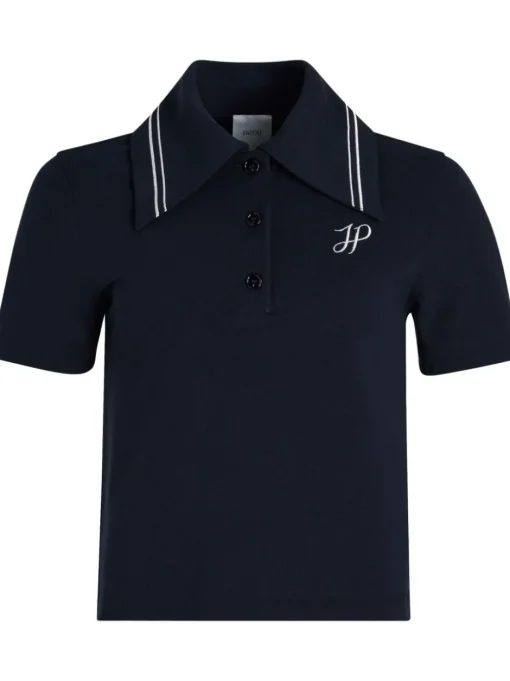 PATOU Polo shirt with embroidery
