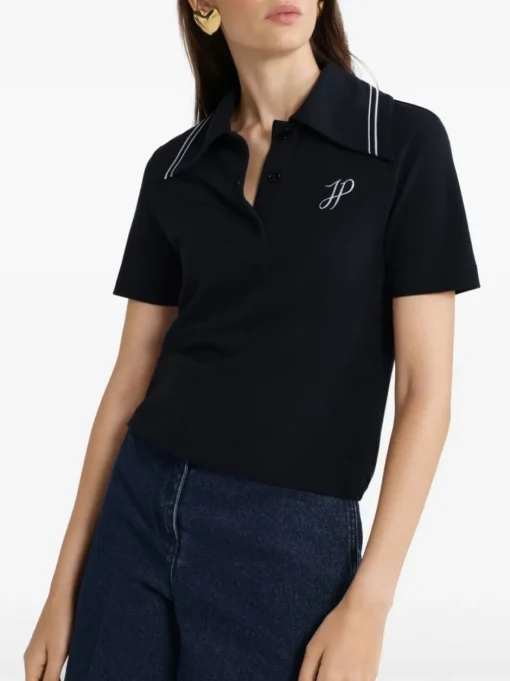 PATOU Polo shirt with embroidery