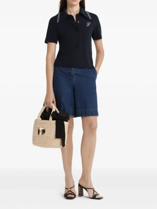 PATOU Polo shirt with embroidery
