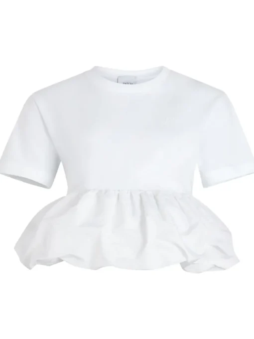 PATOU T-shirt with ruffles