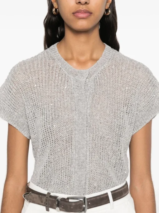 PESERICO Cardigan with sequins