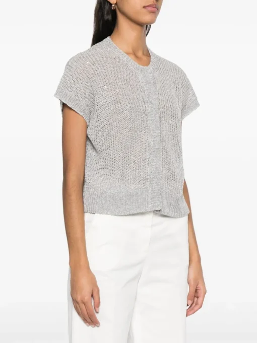 PESERICO Cardigan with sequins