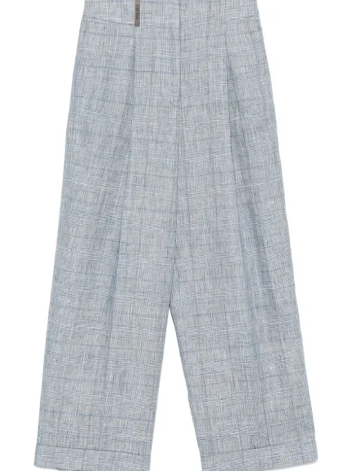 PESERICO Checked trousers