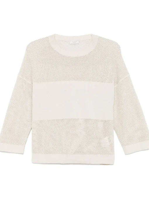 PESERICO Lamé sweater