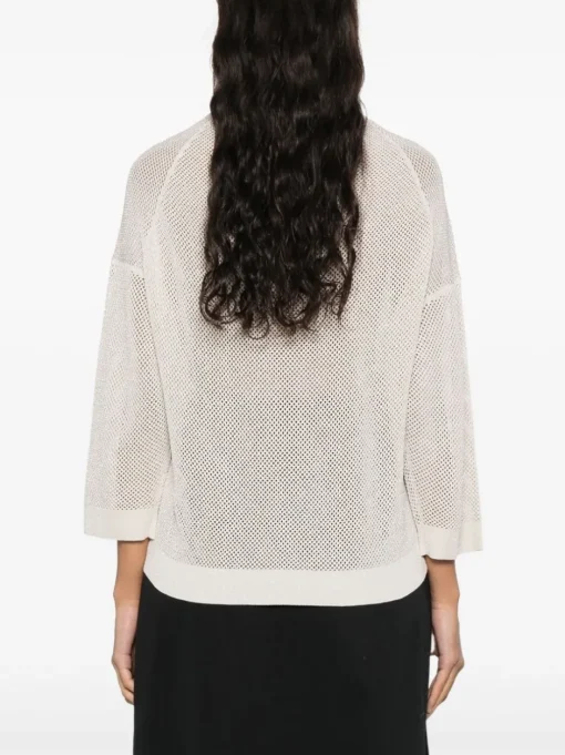 PESERICO Lamé sweater