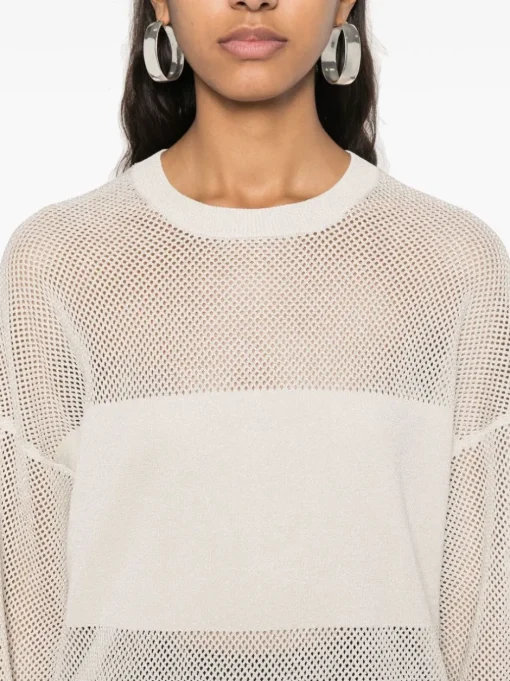 PESERICO Lamé sweater