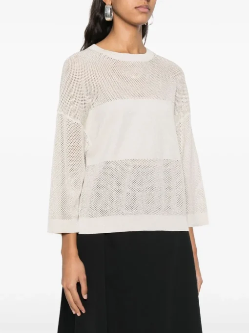 PESERICO Lamé sweater