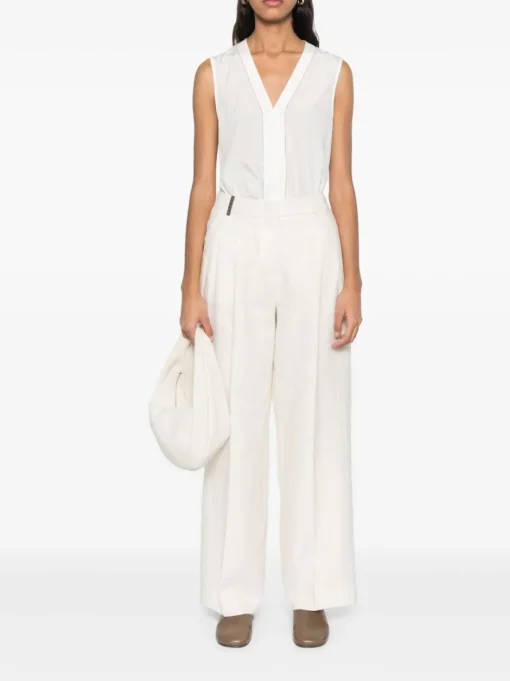 PESERICO Pleated trousers