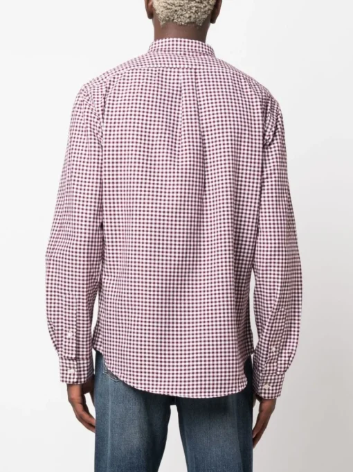 POLO RALPH LAUREN Camicia a quadri con ricamo