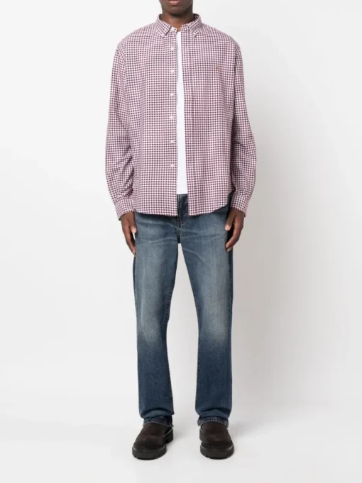 POLO RALPH LAUREN Camicia a quadri con ricamo