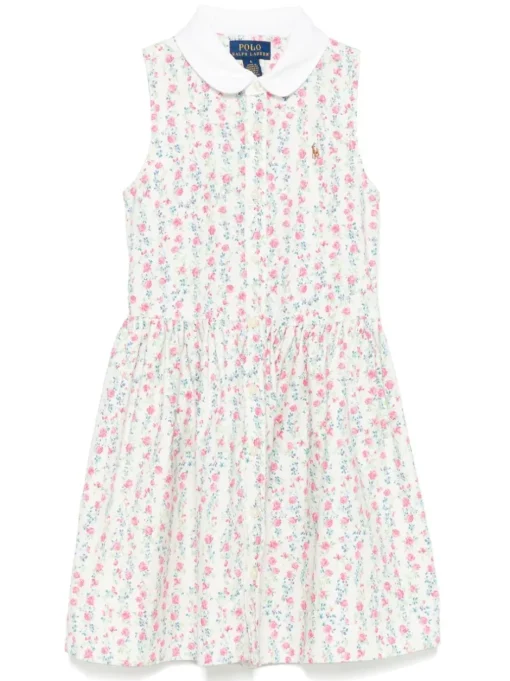 Kids POLO RALPH LAUREN KIDS dress with floral print