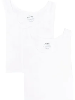 POLO RALPH LAUREN Set of 2 tank tops with embroidery