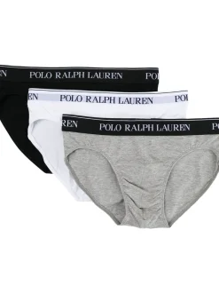 POLO RALPH LAUREN Set of three briefs with logo