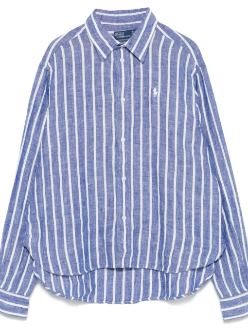 POLO RALPH LAUREN Striped linen shirt