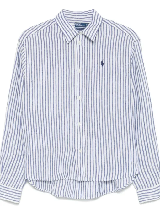 POLO RALPH LAUREN Striped linen shirt