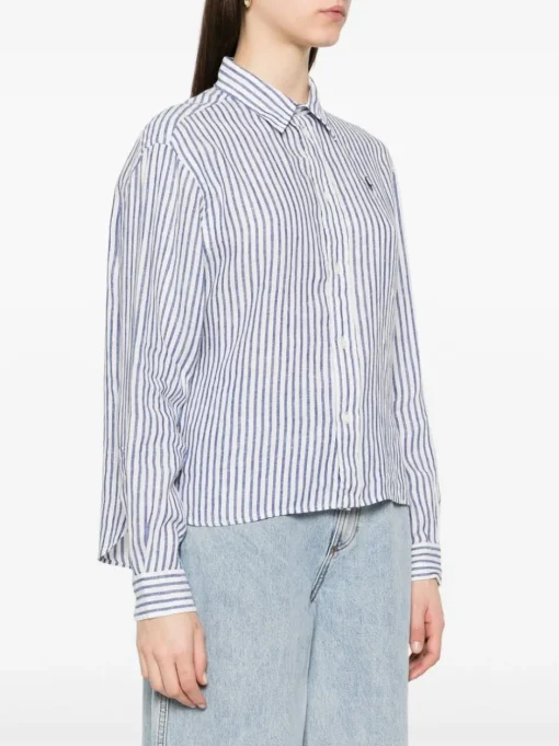 POLO RALPH LAUREN Striped linen shirt