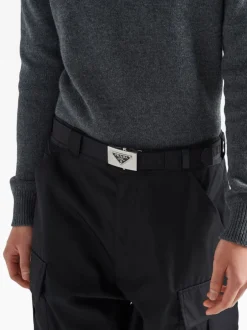 PRADA Belt with triangular buckle