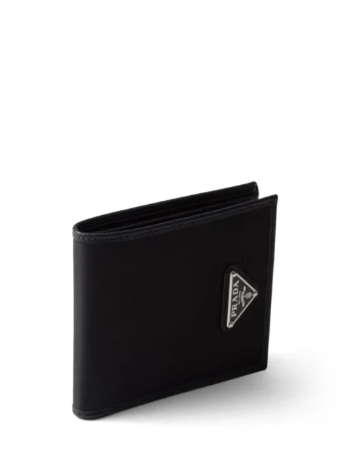 PRADA Bi-fold wallet with logo plaque
