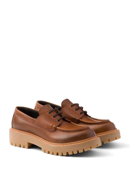 PRADA 45mm leather loafers