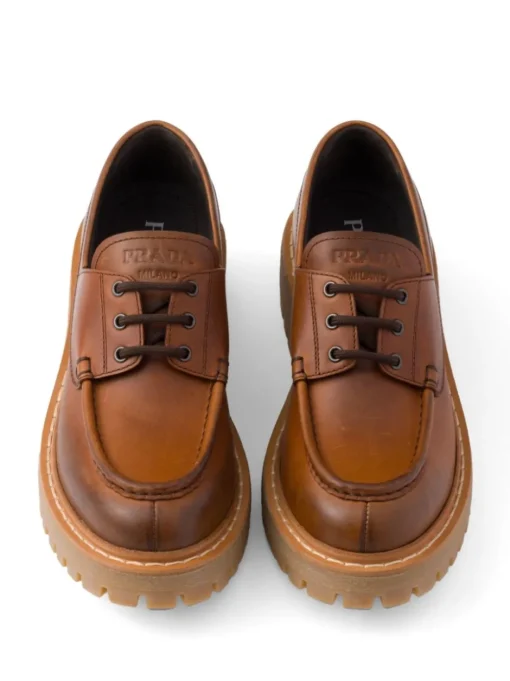PRADA 45mm leather loafers