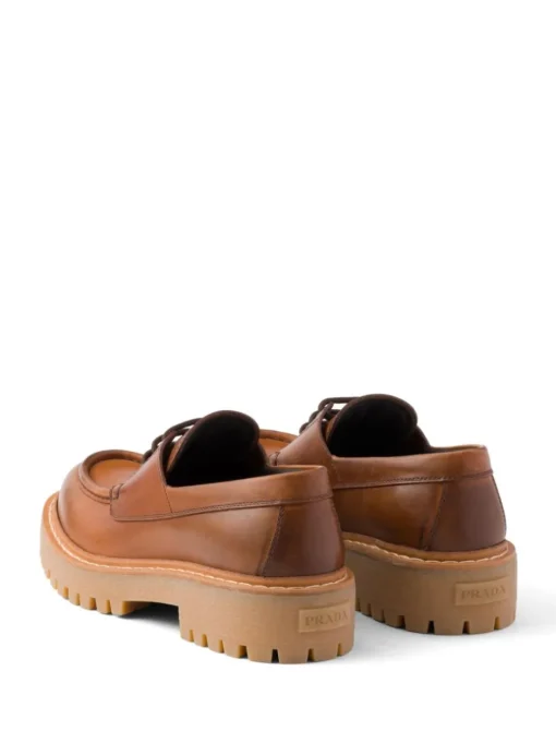 PRADA 45mm leather loafers