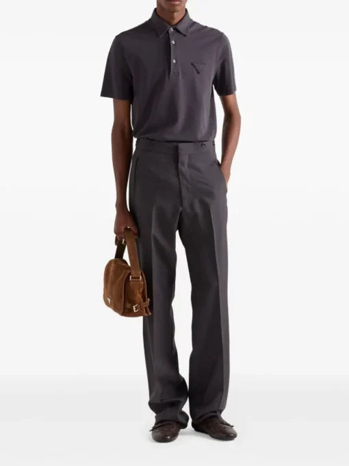 PRADA Piqué polo shirt