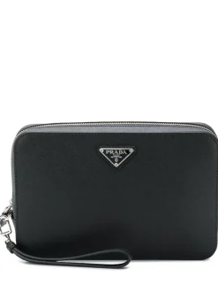 PRADA , Saffiano leather pouch
